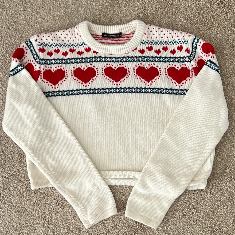 Brandy Melville Heart Patterned